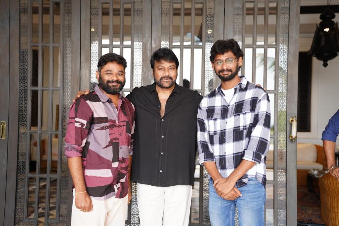 Directors Sandeep & Sujith With MegaStar Chiranjeevi - KA