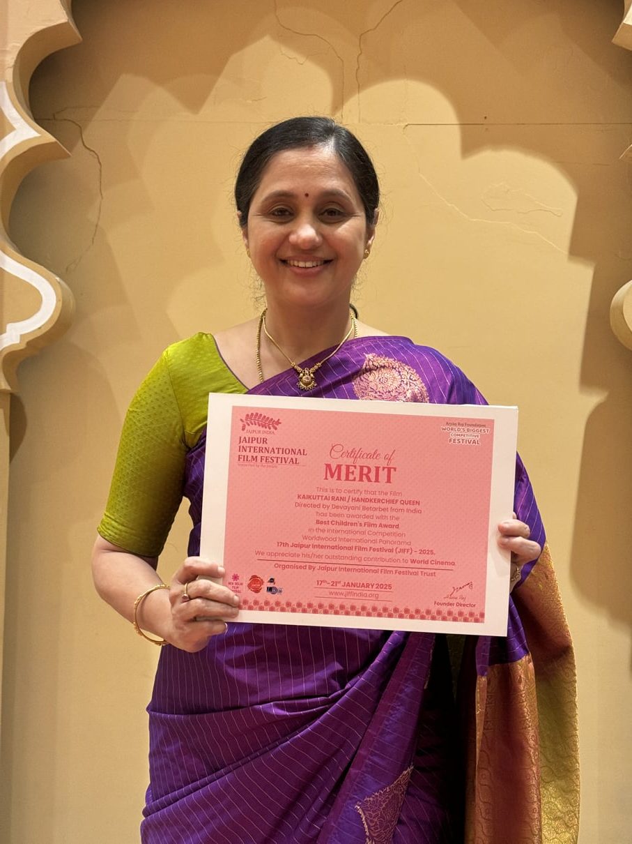 Actress Devayani’s directorial debut short film ‘Kaikuttai Rani’ wins award