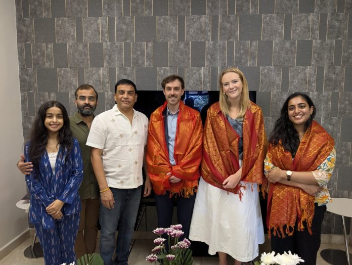Dil Raju and Harshith Reddy met delegation from Australian Consulate General