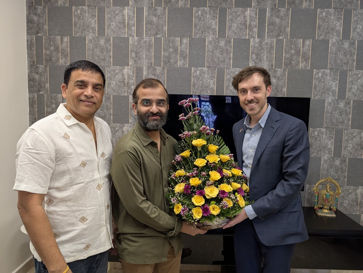 Dil Raju and Harshith Reddy met delegation from Australian Consulate General