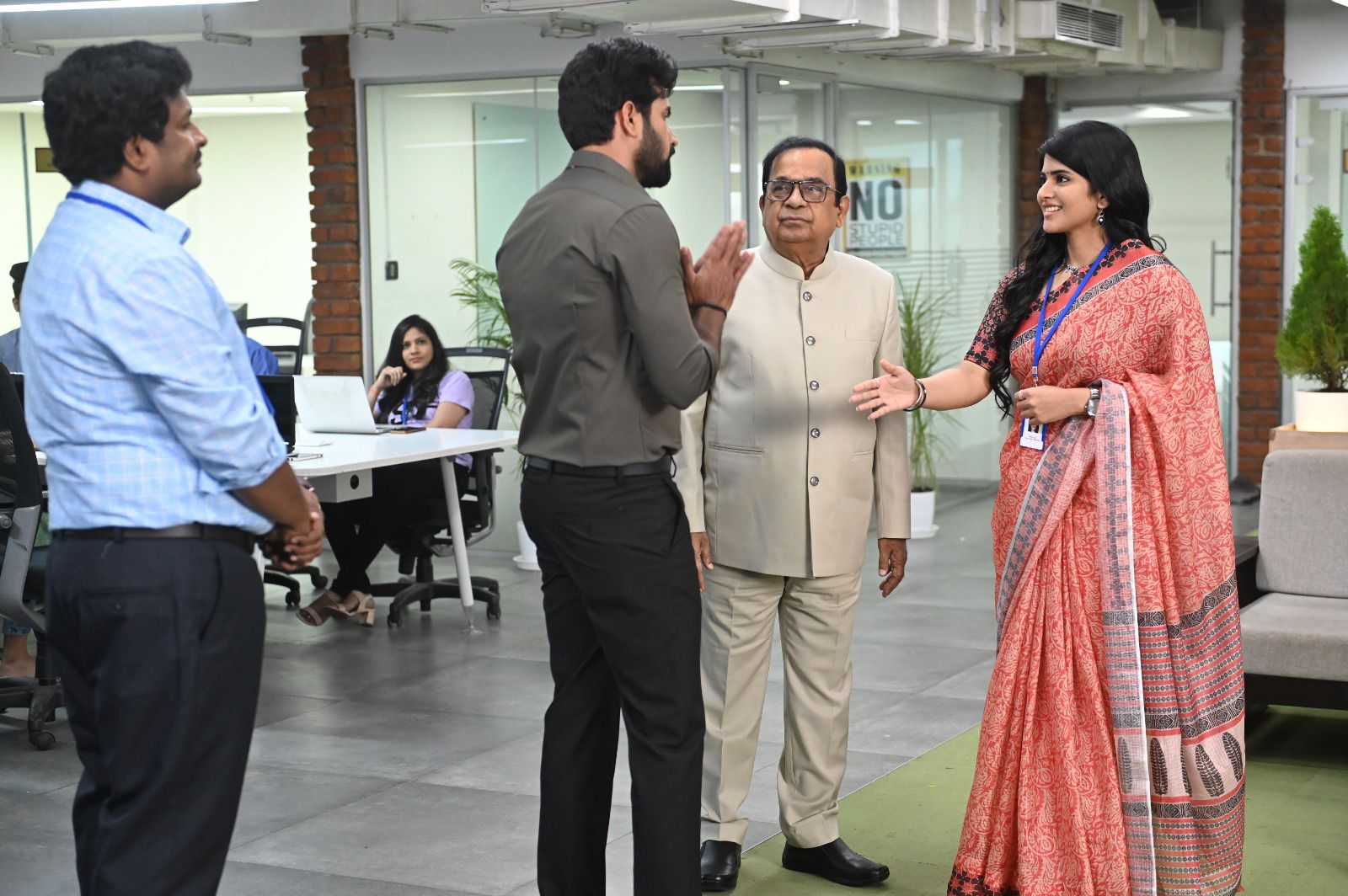 Sahakutumbanam Making Stills 