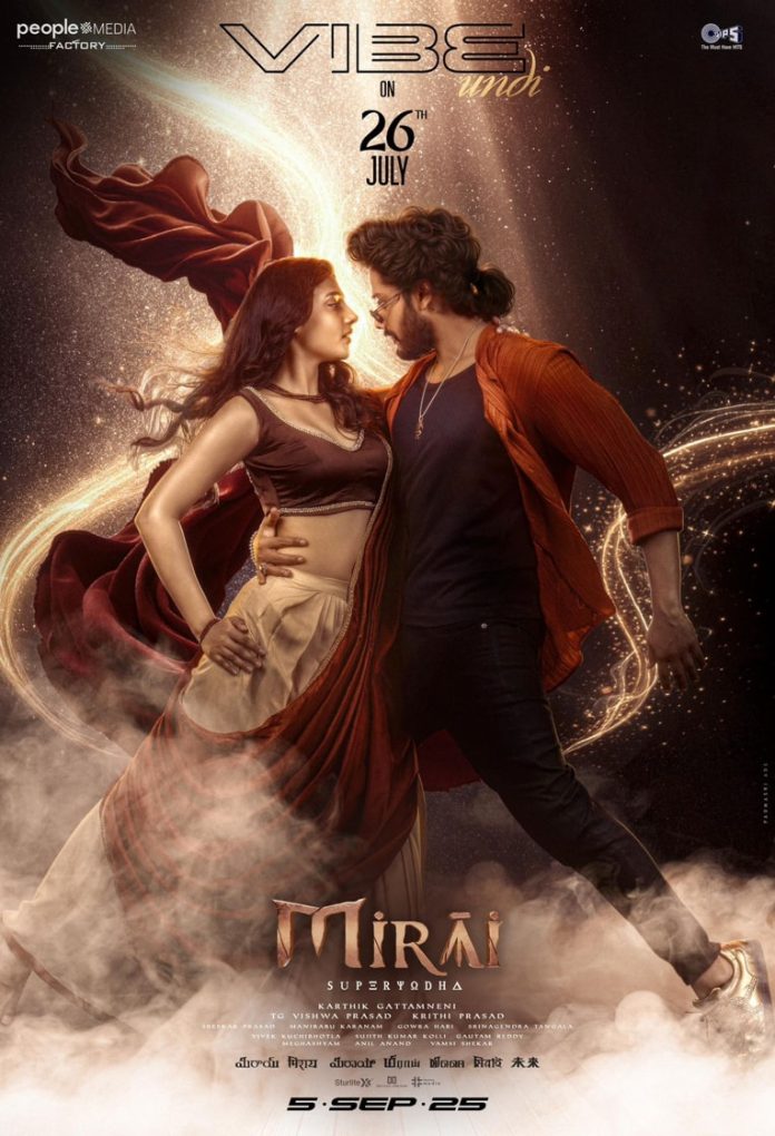 Mirai First Single Vibe Undi Mirai First Single Vibe Undi