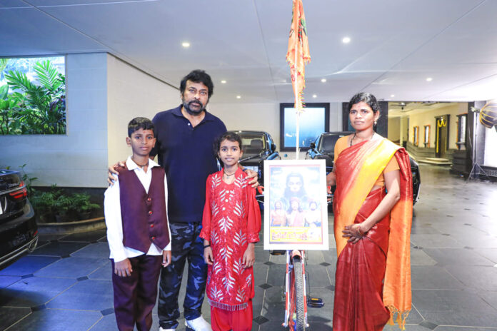 Megastar Chiranjeevi’s Heartfelt Gesture Towards Fan Rajeshwari (1) Megastar Chiranjeevi’s Heartfelt Gesture Towards Fan Rajeshwari
