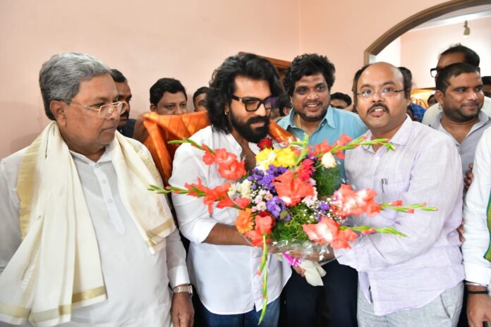 Ram Charan Meets Karnataka CM Siddaramaiah