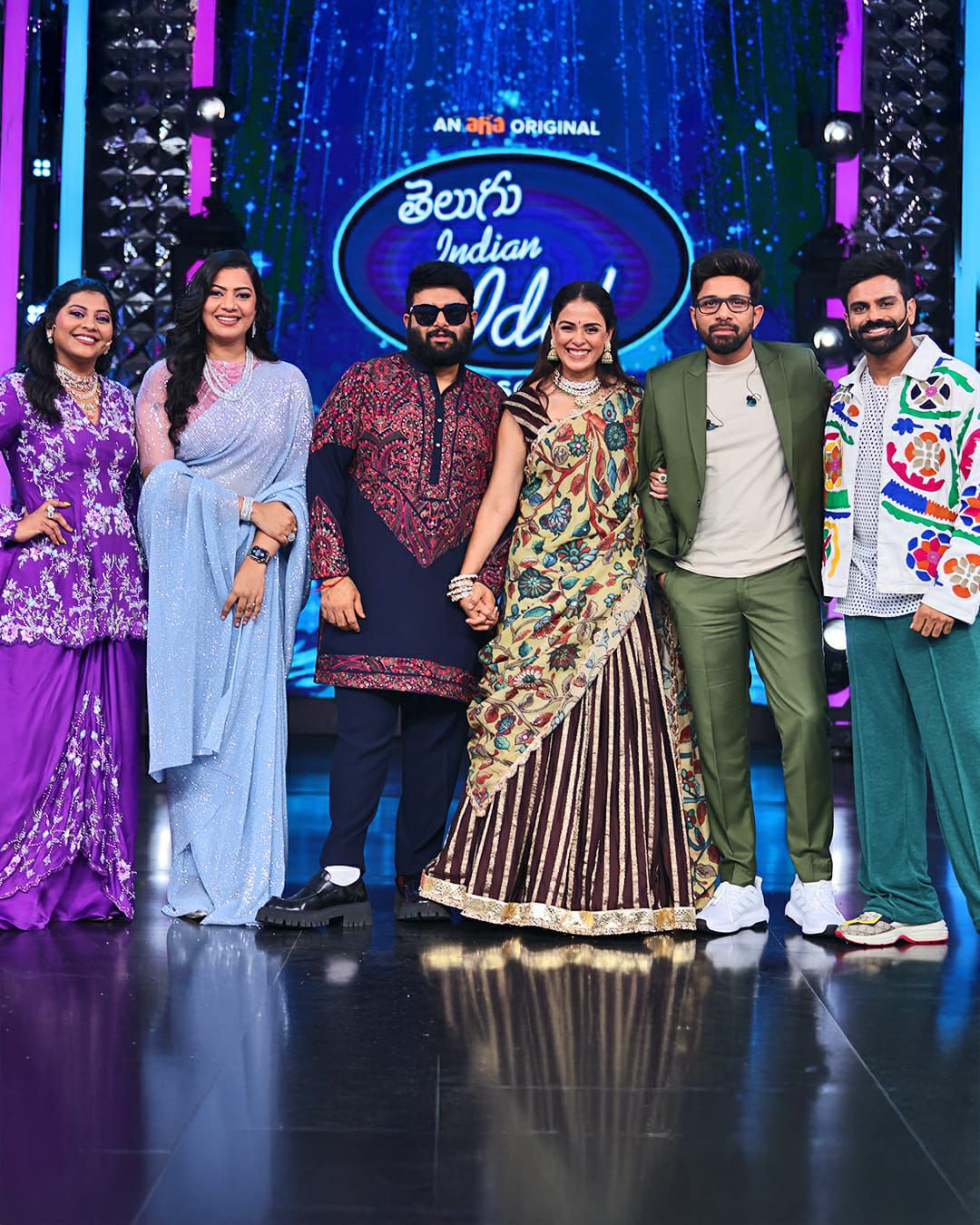 Genilia At Aha Indian Idol Show 