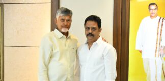 P. Bharath Bhushan Meets AP Cm Nara Chandrababu Naidu