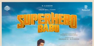 Bilingual 'Super Hero Babu' look posters