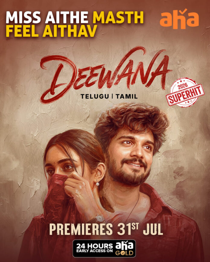 Deewana OTT STreaming On aha Deewana OTT STreaming On aha