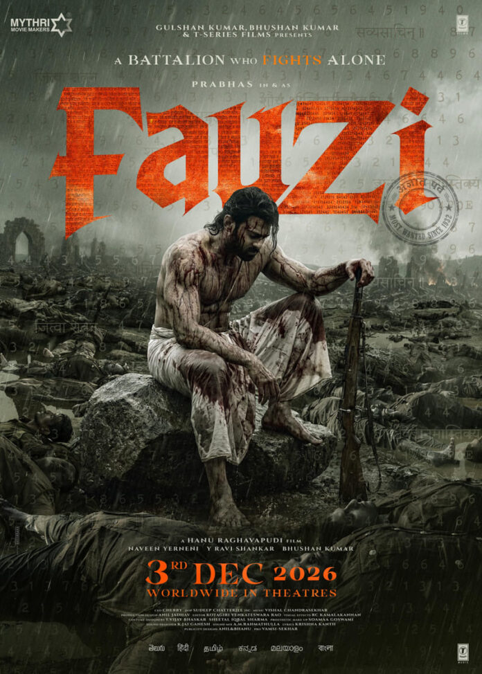 Rebel Star Prabhas Fauzi Releasing Worldwide On December 3rd