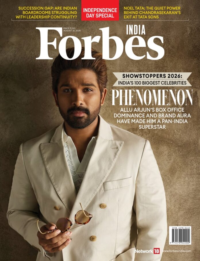 Allu Arjun On Forbes India Allu Arjun On Forbes India