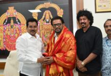 Music Director Koti Meets New SVBC Chairman Sridhar Varma