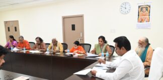 SVBC Chairman B. Sridhar Varma Chairs Nadaneerajanam Artists Selection Committee Meeting