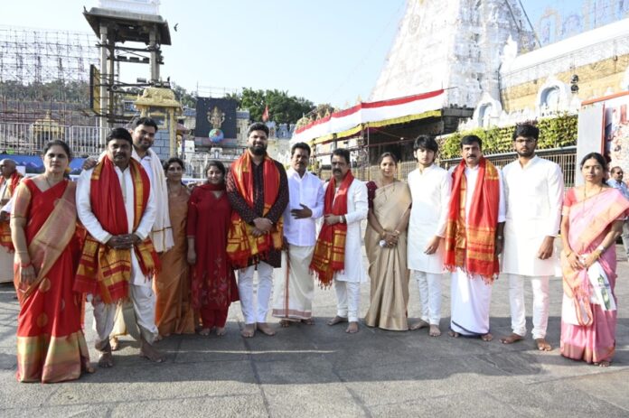 AP FDC Chairman Bharat Bhushan Offers Prayers at Tirumala