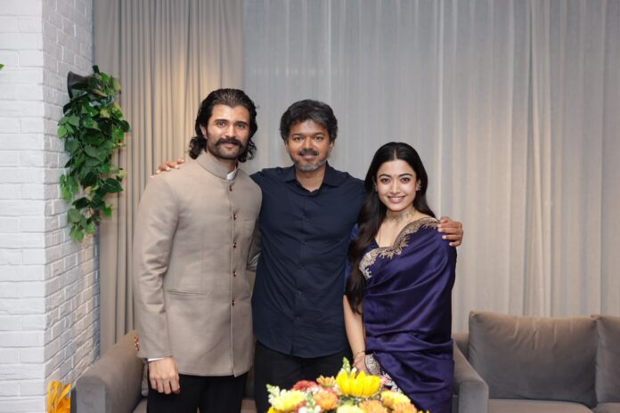 Ranabaali Couple Vijay Deverakonda and Rashmika Mandanna Meet Tamil Nadu CM Thalapathy Vijay