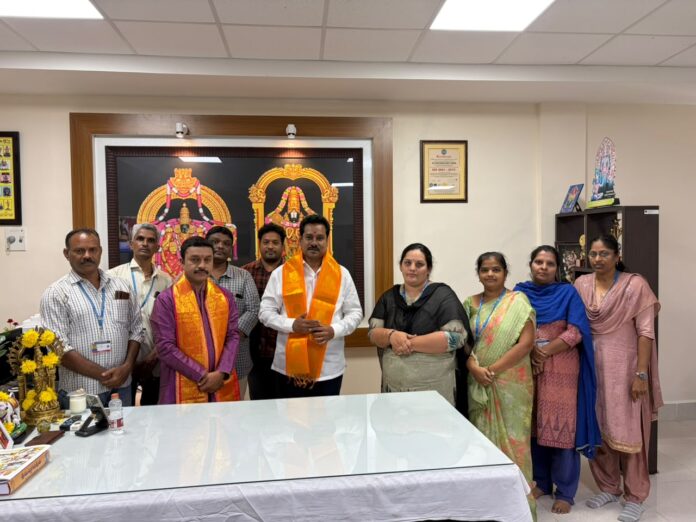 SVBC Employees Thank Chairman Sridhar Varma